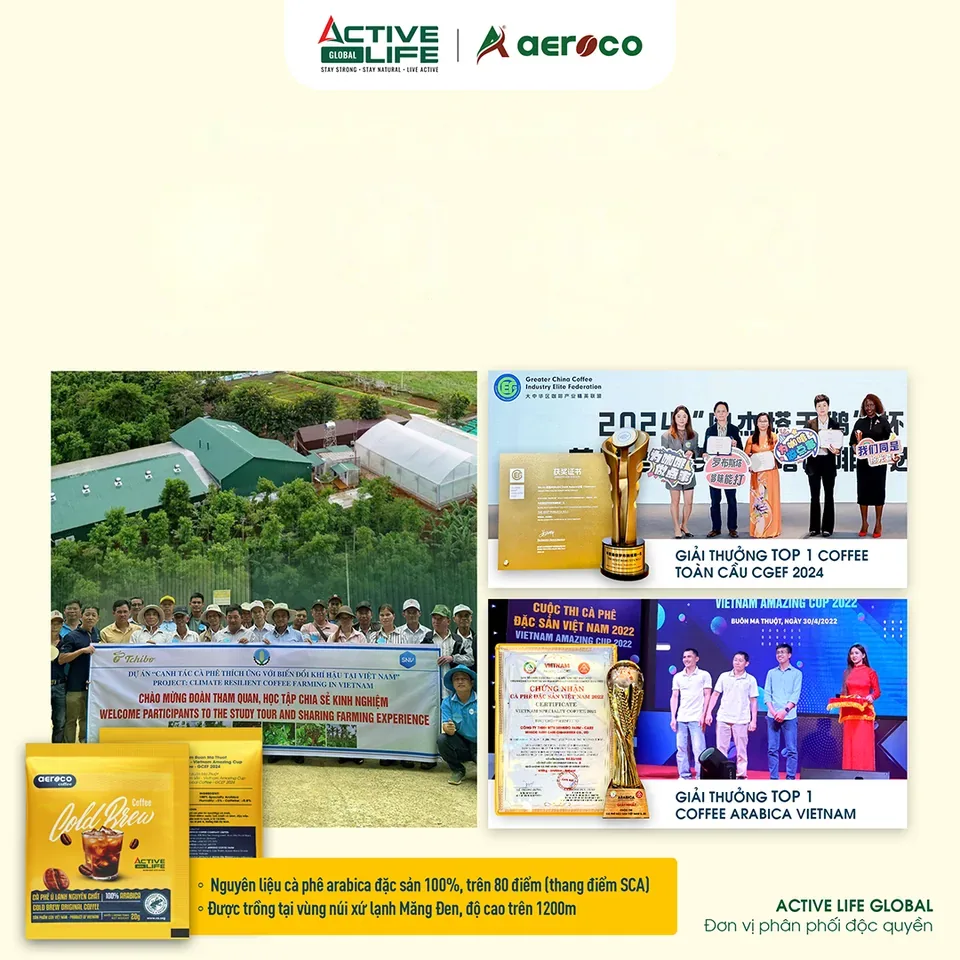 Nhà máy cà phê Aeroco: Rainforest Alliance, HACCP, 4C, ISO 22000