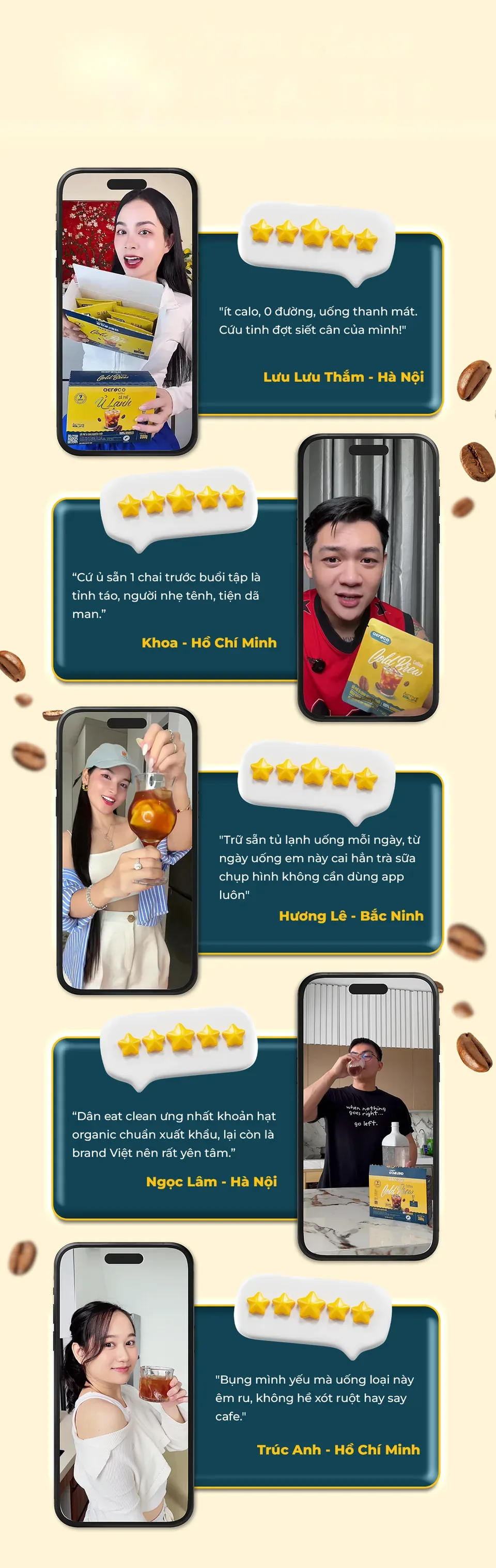 Cộng đồng healthy, eat clean nói gì về Cold Brew Aeroco